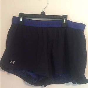 Under armor shorts with lining